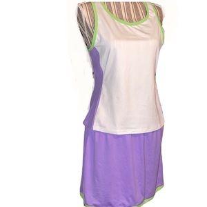 2 pc mixed size set - LeJay XL skirt & M matching tank